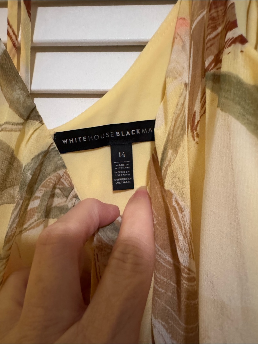 White House Black Market Yellow Floral Slip Mini Dress - Picture 2 of 5